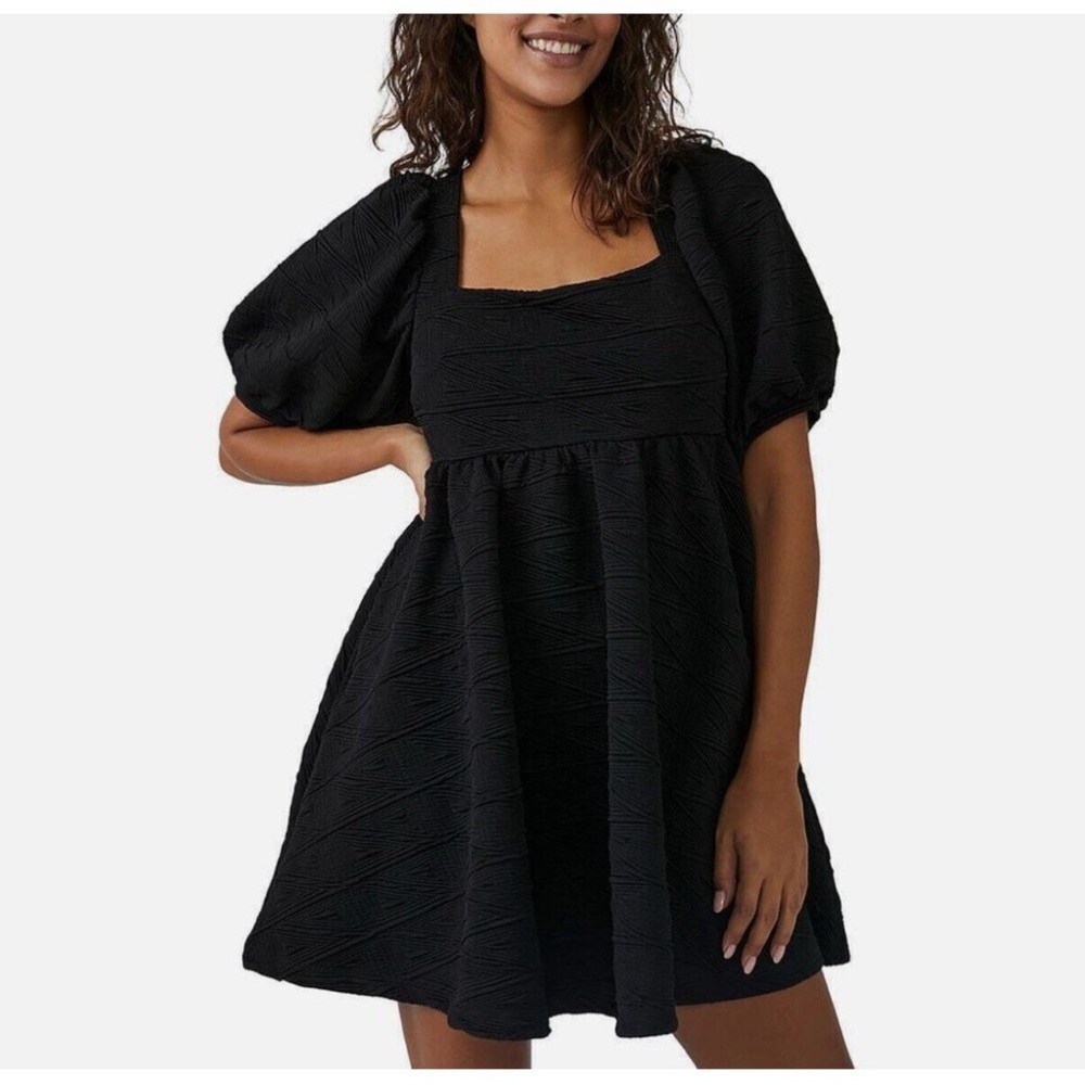 NWT Free People Violet Square neck babydoll dress